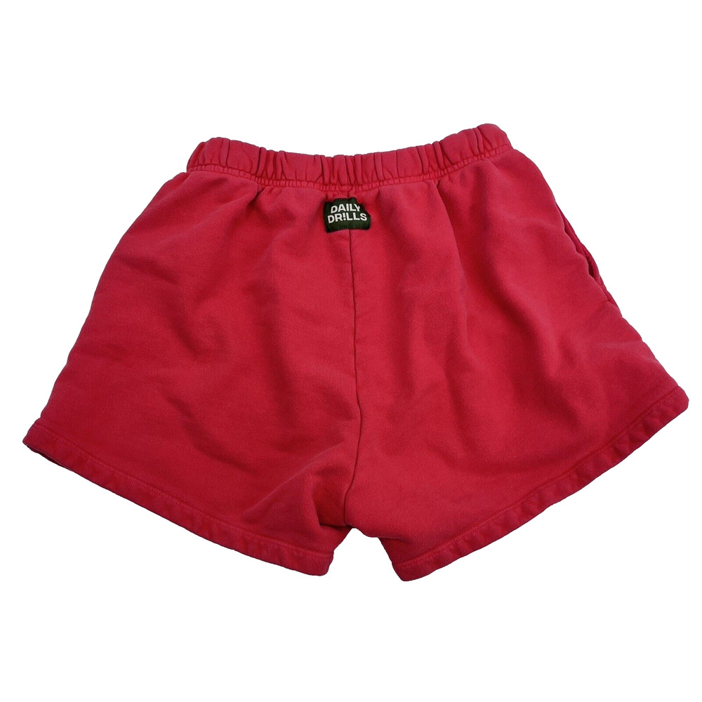 Daily Drills French Terry Sweat Shorts Athletisure Lounge Pink Vintage Size XS/S